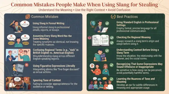Common Mistakes People Make When Using Slang for Stealing