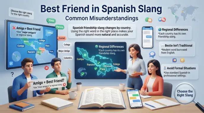 Common Misunderstandings About Best Friend in Spanish Slang
