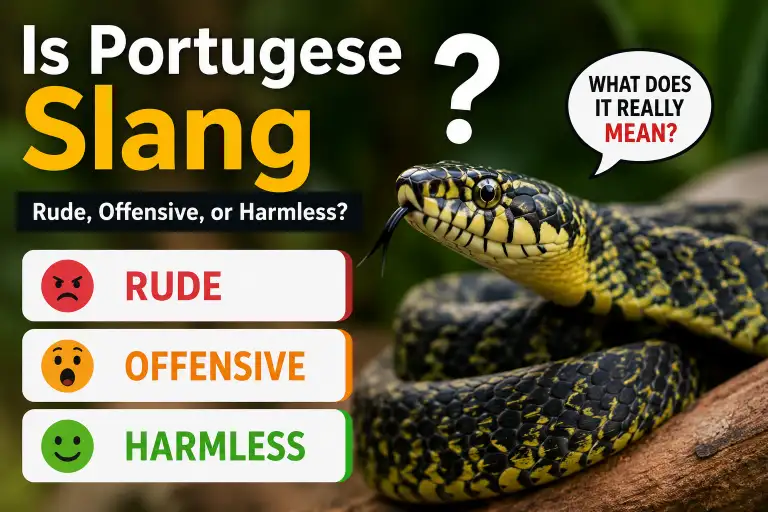Is Portugese Slang Rude, Offensive, or Harmless?