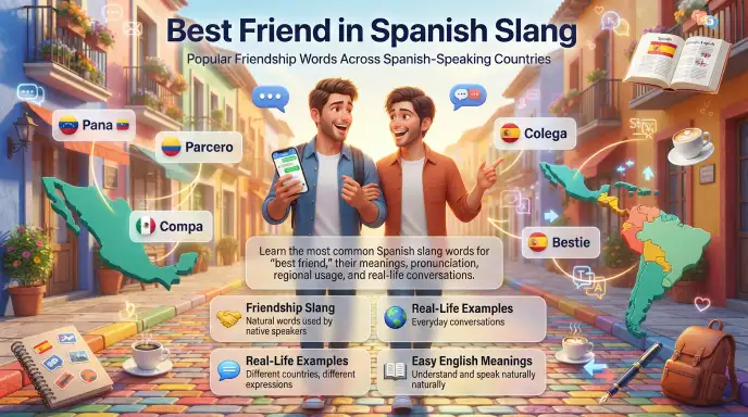 Best Friend in Spanish Slang