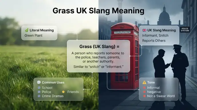 Grass UK slang meaning