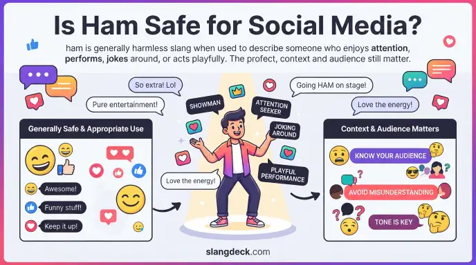 Is Ham Safe for Social Media?
