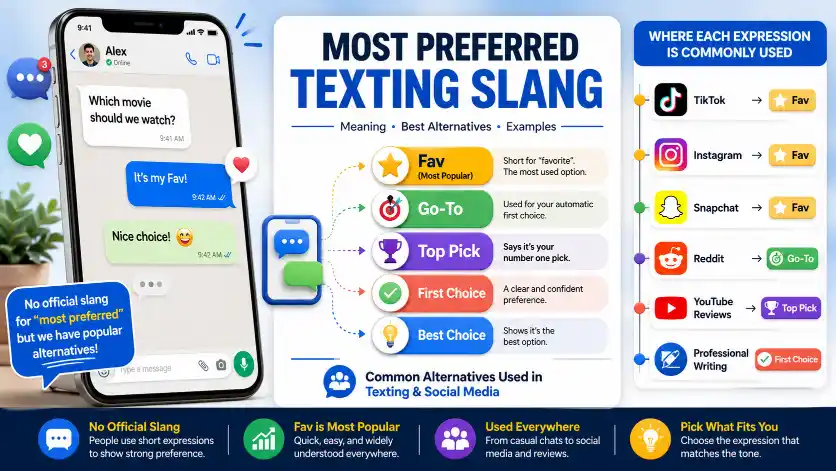 Most Preferred in Texting Slang