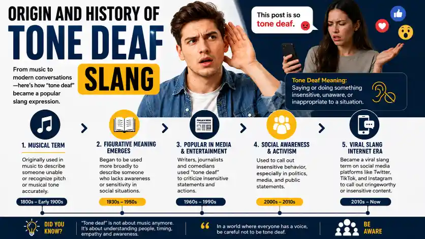 Origin and History of Tone Deaf Slang