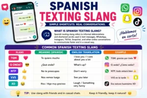Spanish Texting Slang