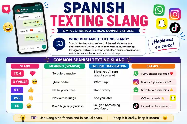 Spanish Texting Slang