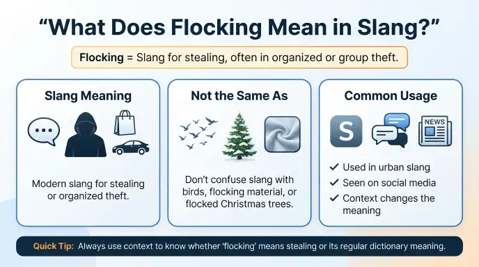 What Does Flocking Mean in Slang
