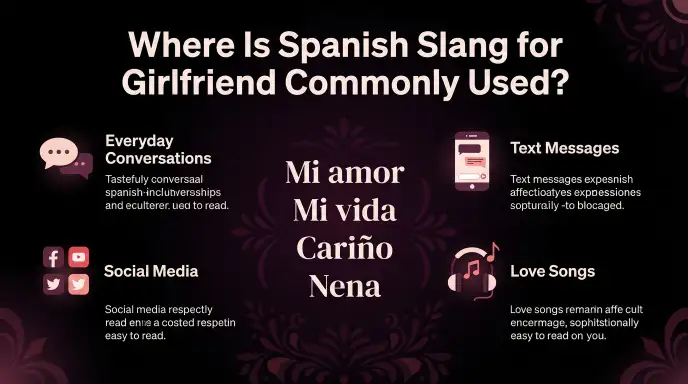 Where Is Spanish Slang for Girlfriend Commonly Used?