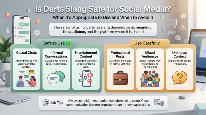 Is Darts Slang Safe for Social Media?