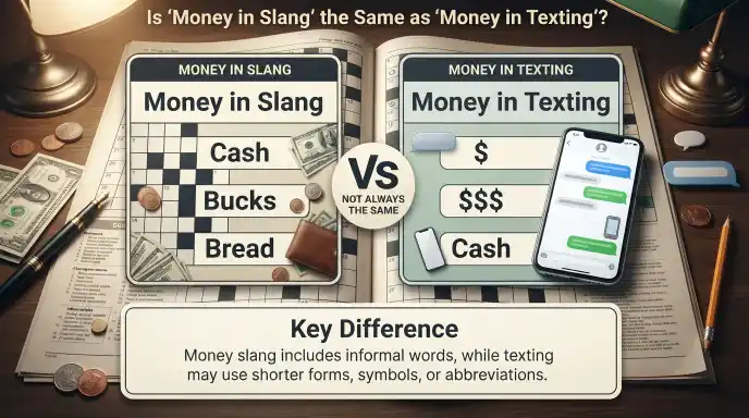 Is "Money in Slang" the Same as "Money in Texting"?