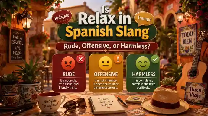Is Relax in Spanish Slang Rude, Offensive, or Harmless?