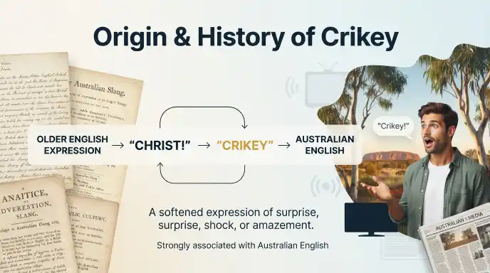 Origin and History of Crikey Australian Slang