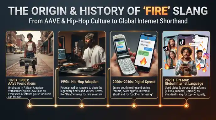 Origin and History of Slang for Fire