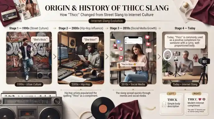 Origin and History of Thicc Slang
