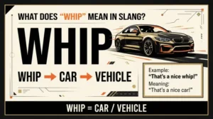 What Does Whip Mean in Slang?