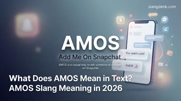 AMOS mean in text