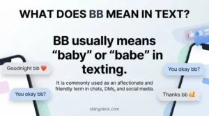 BB mean in text