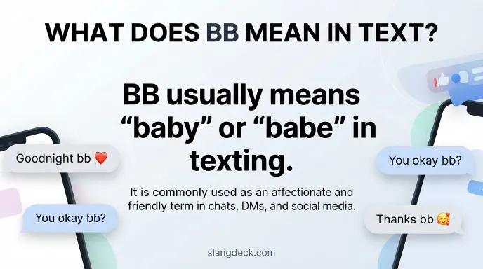 BB mean in text