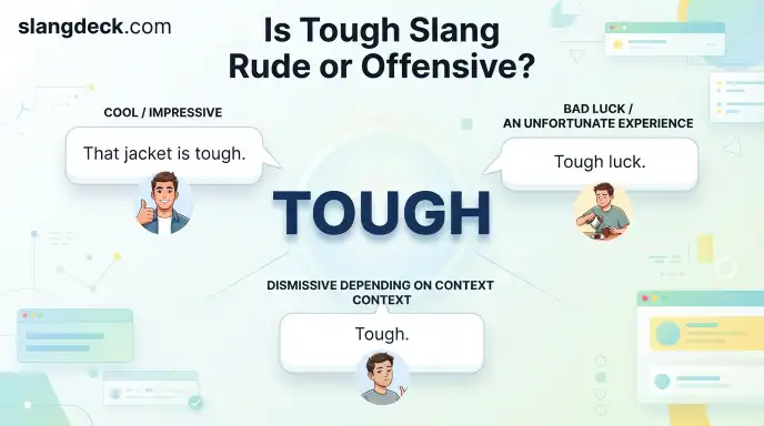 Is Tough Slang Rude or Offensive?