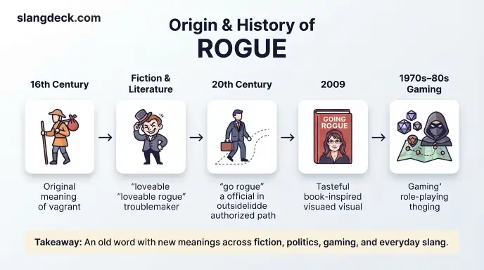 Origin and History of rogue 