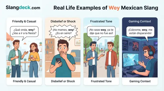 Real Life Examples of wey Slang