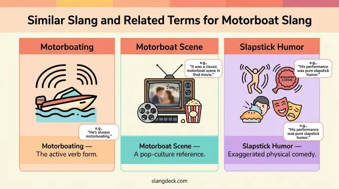 Similar Slang and Related Terms for Motorboat Slang