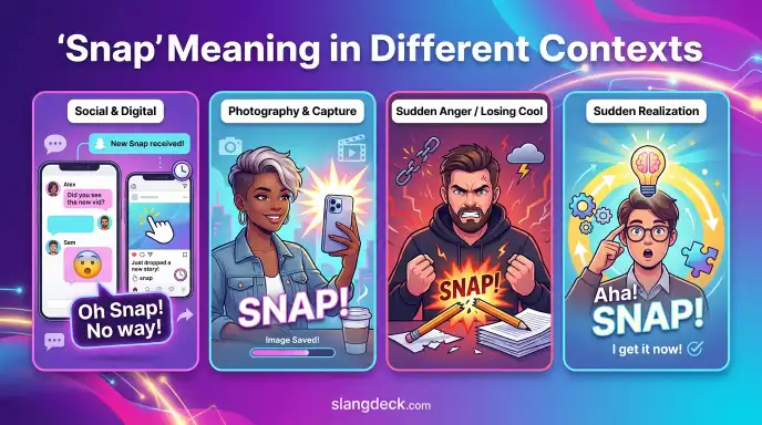 Snap Meaning in Different Contexts