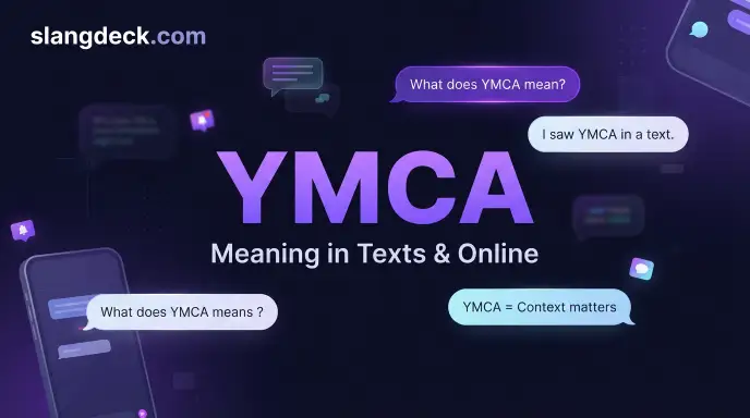 YMCA meaning slang