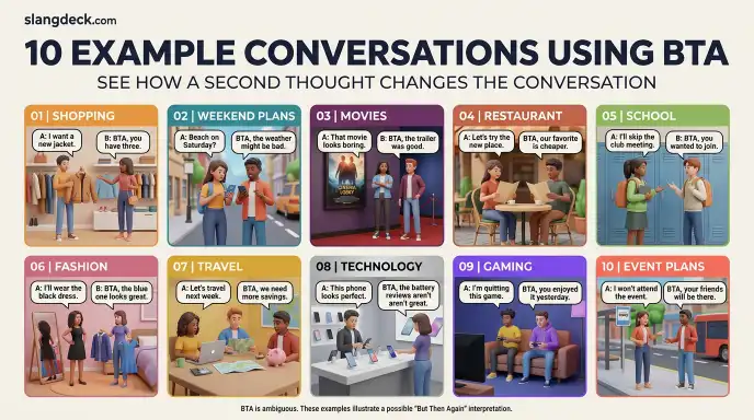 10 Example Conversations Using BTA