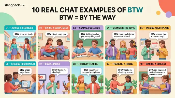 Deck. Book Example What Does BTW Mean in Text? (Surprising Truth Inside)