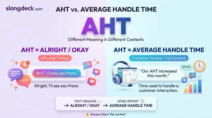 AHT vs. Average Handle Time