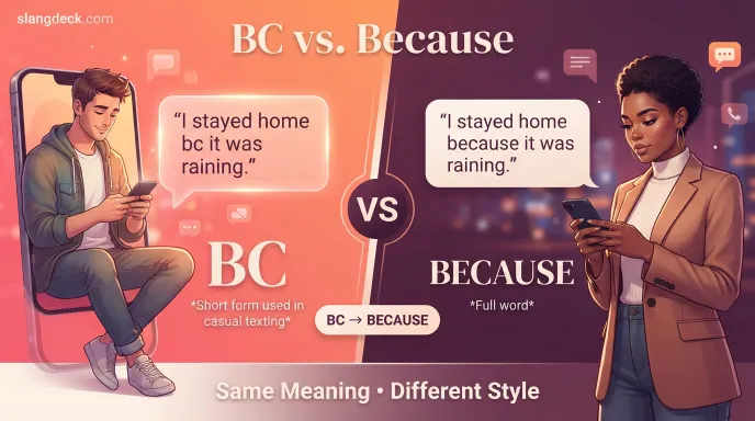 BC vs. Because