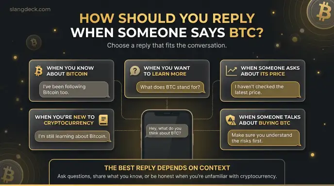 How Should You Reply When Someone Says BTC?