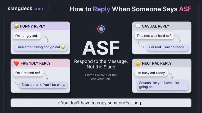 How to Reply When Someone Says ASF