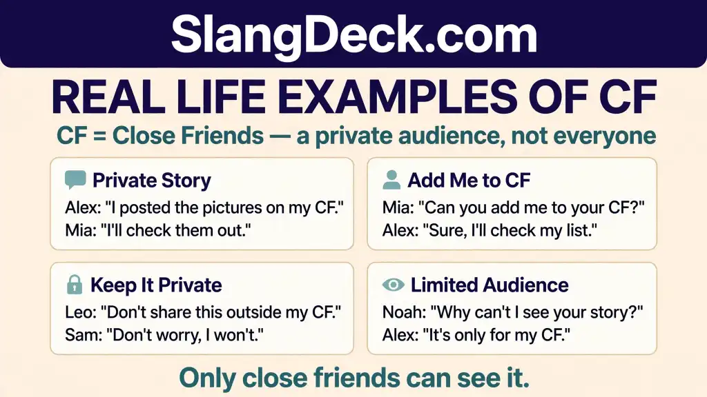 Real Chat Examples of CF