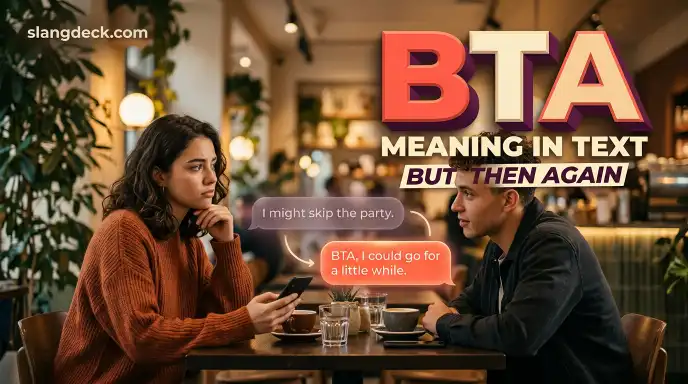 what bta mean in text