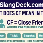 What Does CF Mean in Text