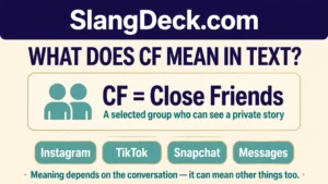 What Does CF Mean in Text
