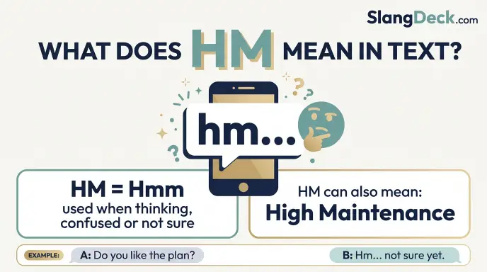 What Does HM Mean in Text?